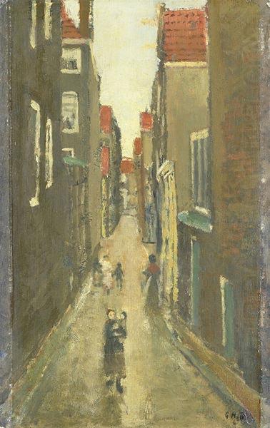 Neighborhood in the Jordaan, Amsterdam, George Hendrik Breitner